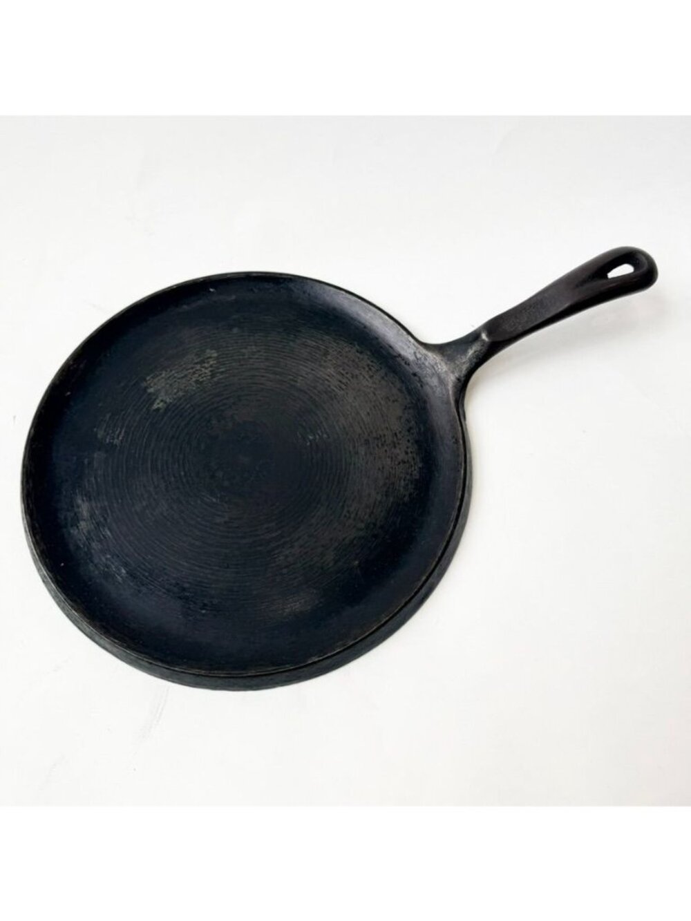 Wagner Ware Vintage Cast Iron Round Griddle Flat Top Pan 10"